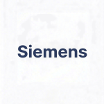 Logo de Siemens, fabricante de equipos eléctricos y automatización industrial