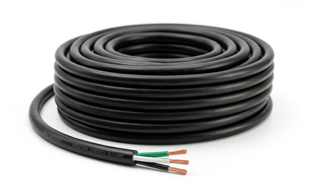 Cable Uso Rudo IUSA para alimentación de herramientas, maquinaria y equipos eléctricos disponible en MAXX ELECTRIC.
