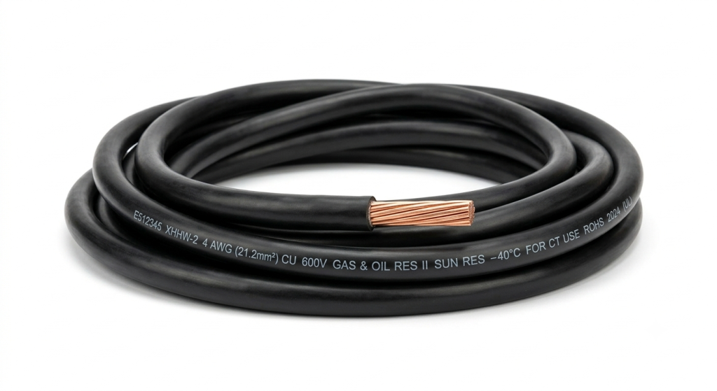 Cable XHHW para instalaciones eléctricas con alta resistencia térmica disponible en MAXX ELECTRIC.